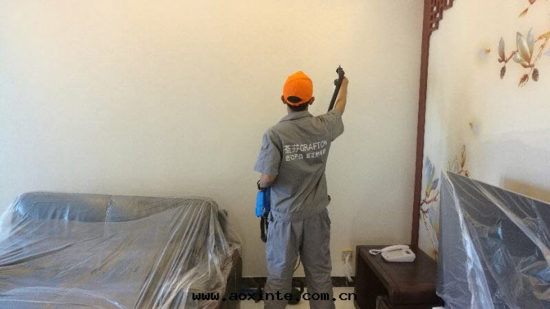 墙面(miàn)噴涂施工