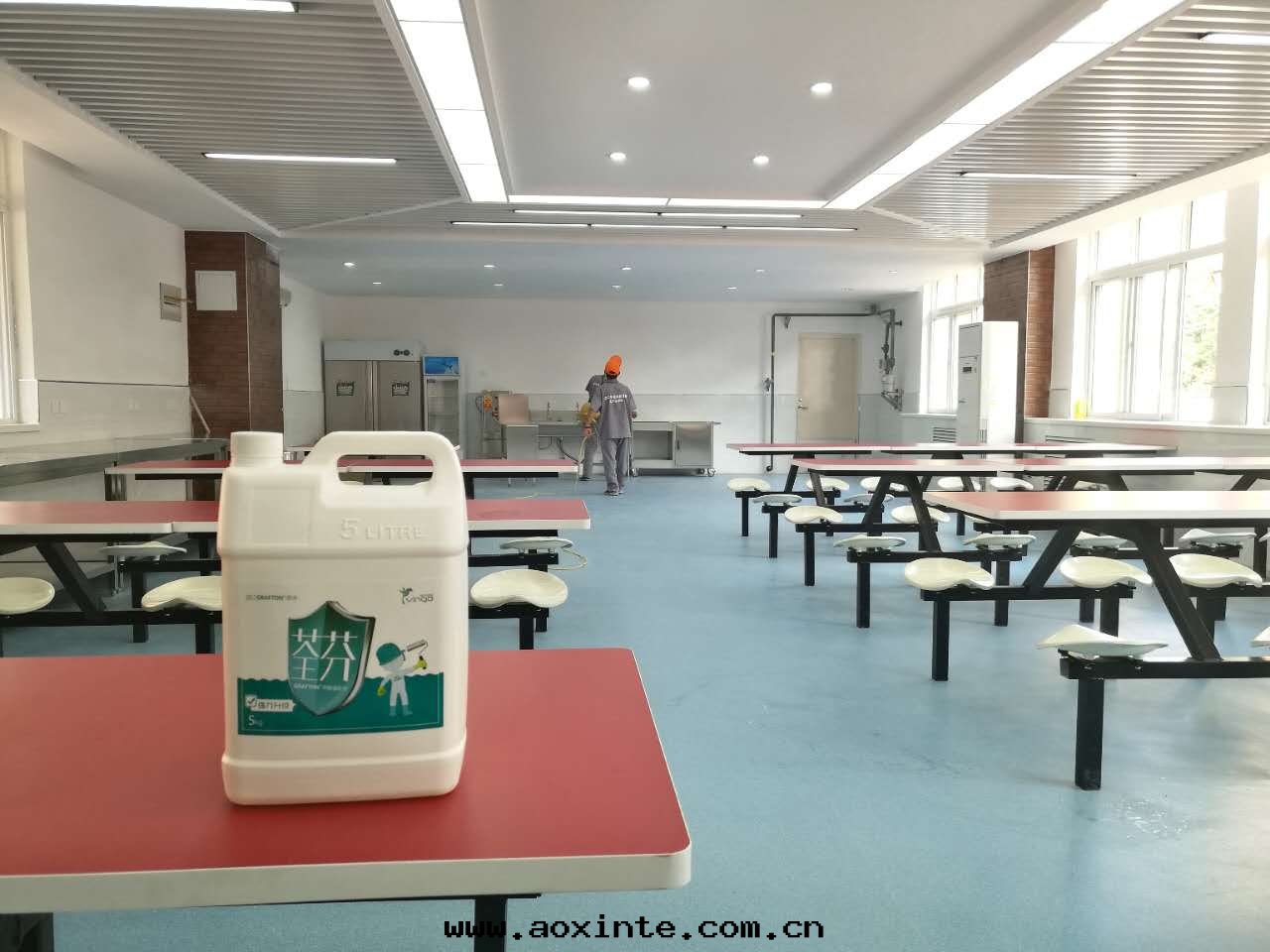 南湖(hú)小学食堂全(quán)方(fāng)位(wèi)施工