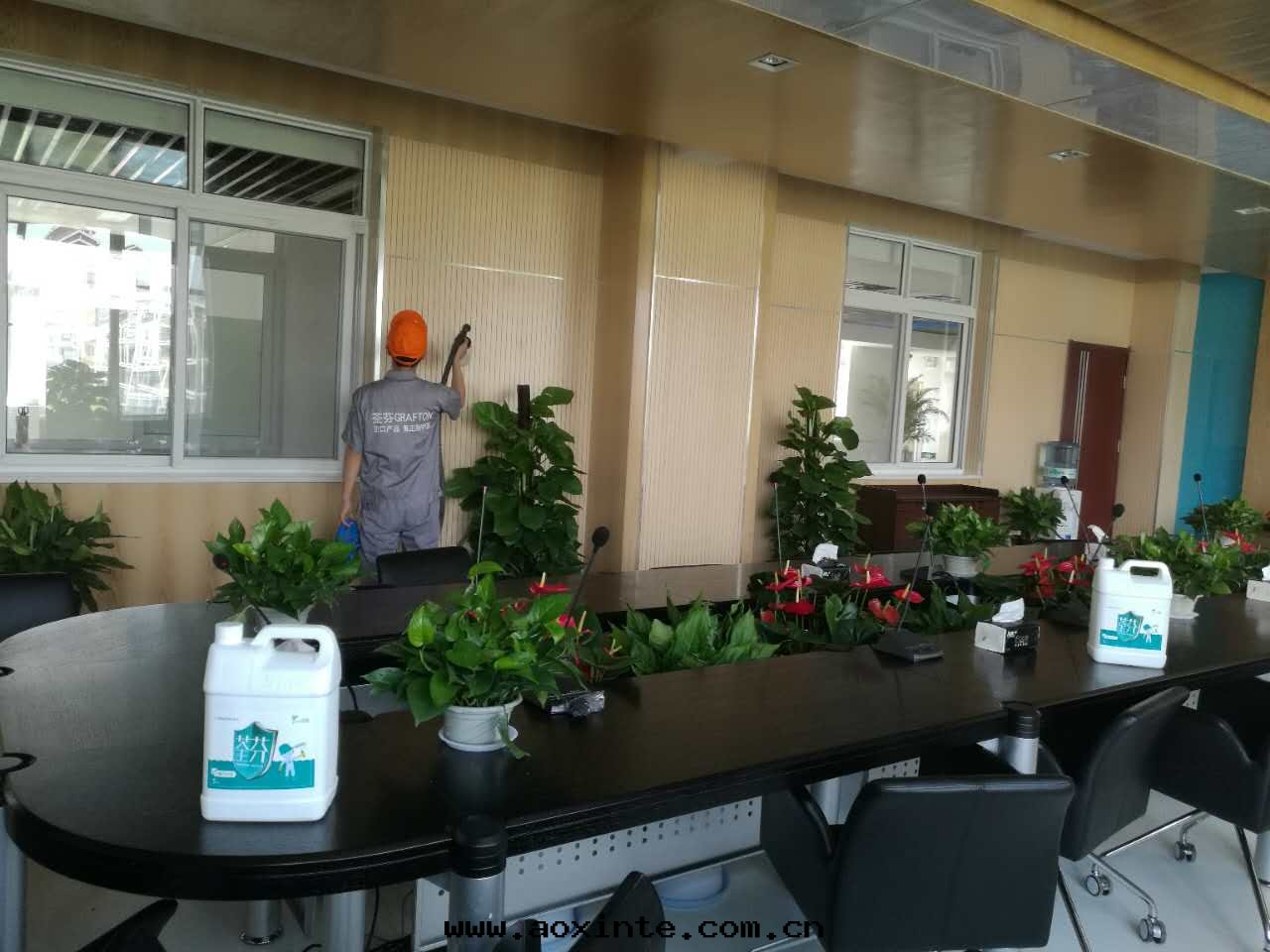 南湖(hú)小学墙面(miàn)全(quán)方(fāng)位(wèi)施工