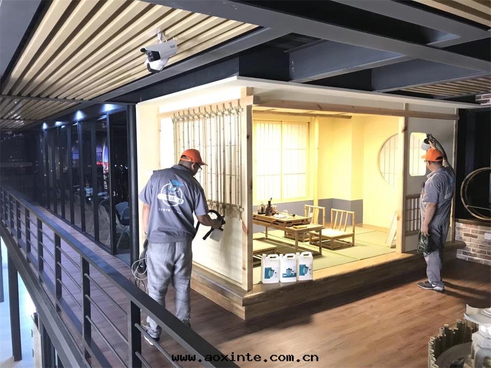 酒(jiǔ)店(diàn)包(bāo)間(jiān)全(quán)方(fāng)位(wèi)噴塗施工治理(lǐ)