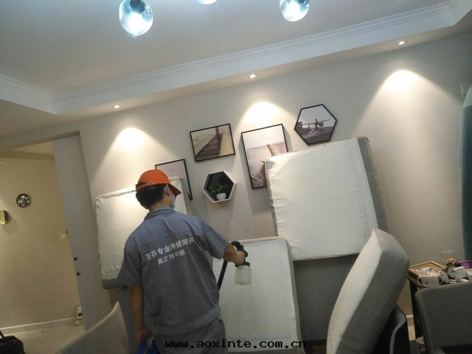 客廳沙(shā)發(fà)全(quán)方(fāng)位(wèi)噴涂施工