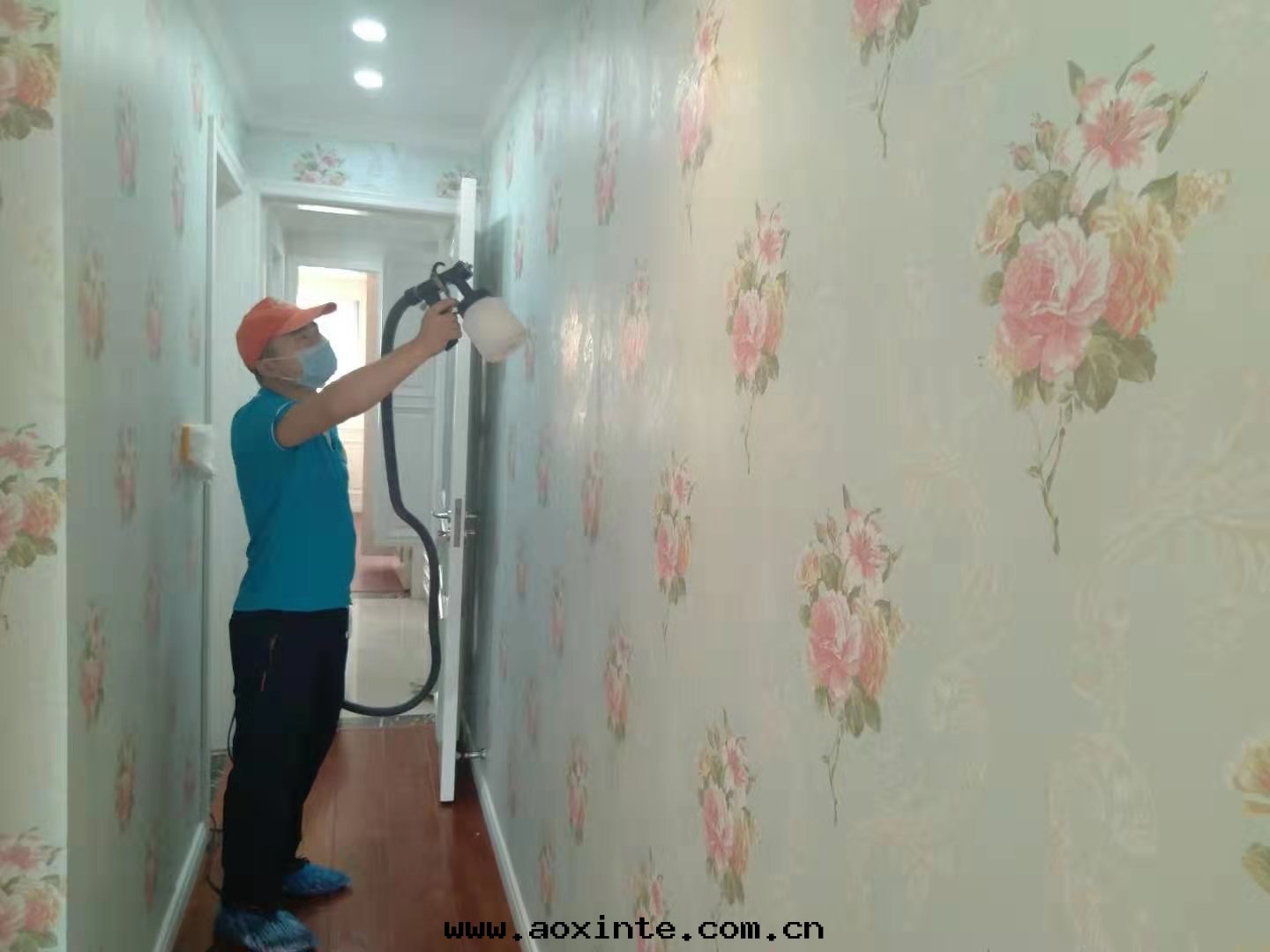 客餐廳过(guò)道(dào)壁(bì)紙(zhǐ)全(quán)方(fāng)位(wèi)噴涂