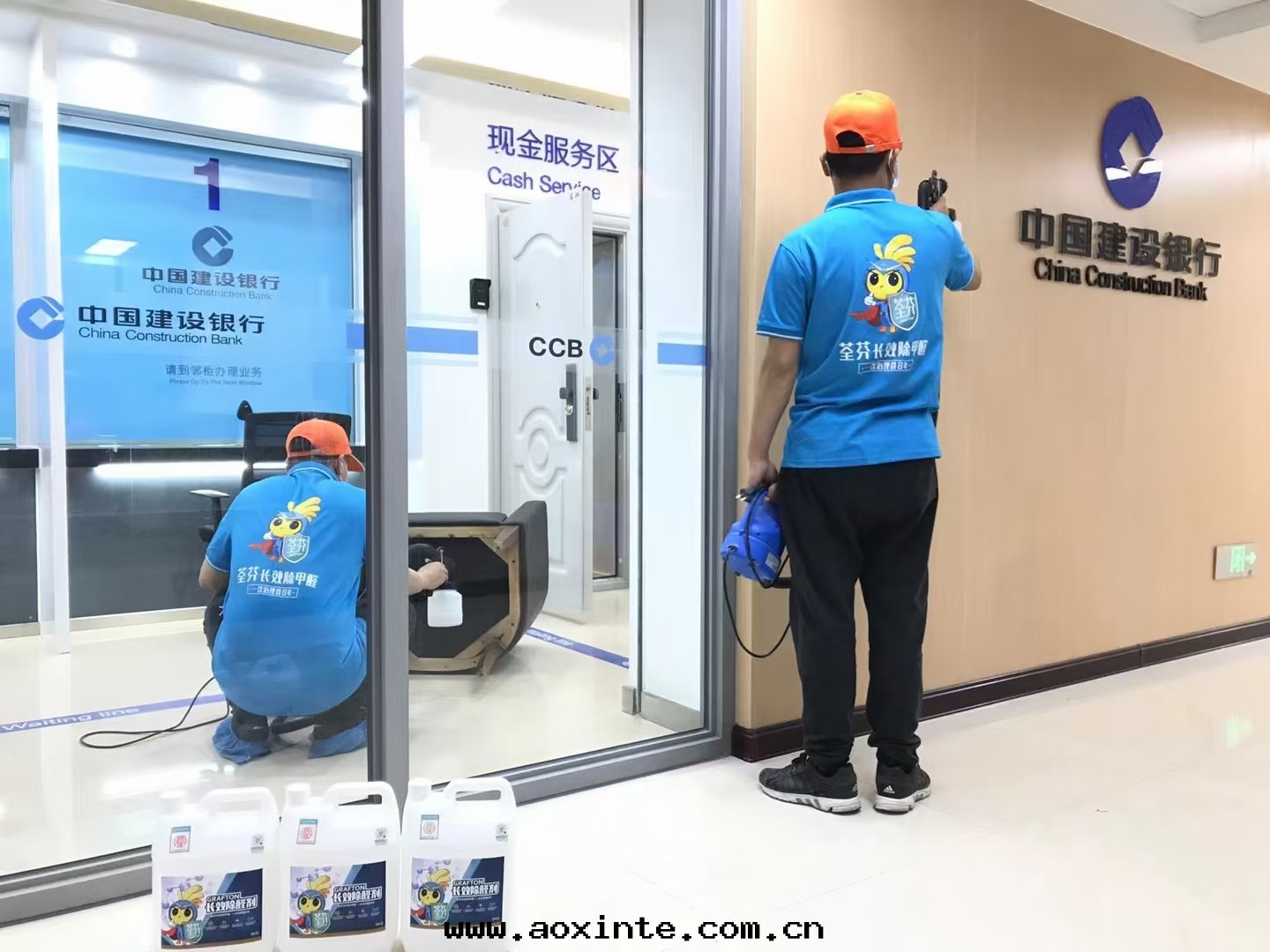 过(guò)道(dào)牆(qiáng)面(miàn)噴枪施工治理(lǐ)