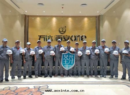 万(wàn)达售楼部(bù)荃芬除甲醛施工案例