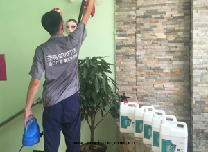 渭南大(dà)風(fēng)車幼兒园除甲醛施工案例