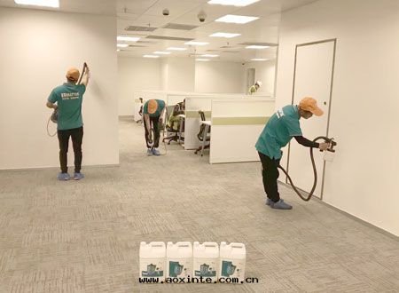 武漢新(xīn)世界辦(bàn)公(gōng)楼除甲醛施工