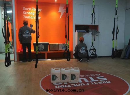 阜新(xīn)健身(shēn)会(huì)館(guǎn)除甲醛施工