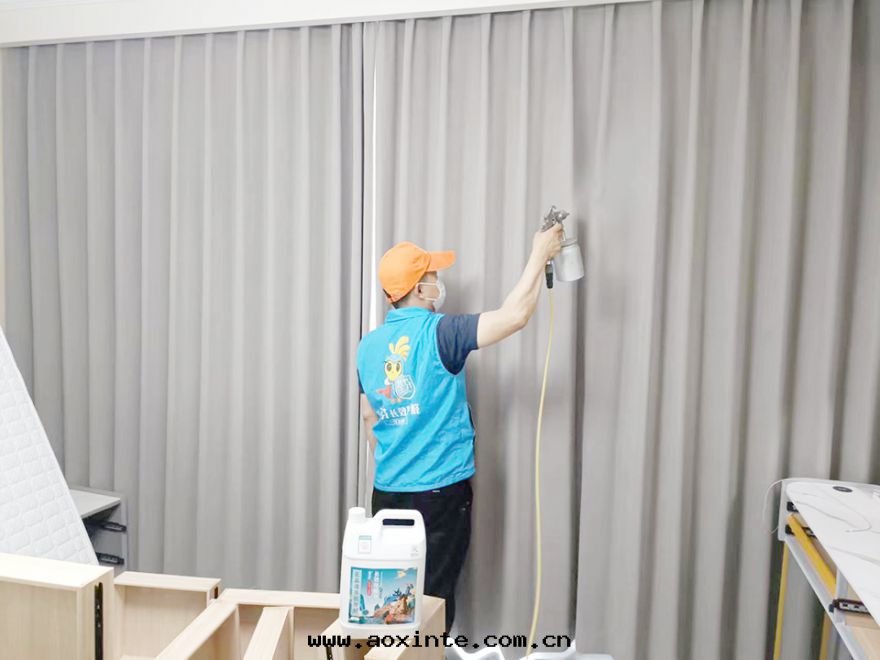 瑞景花(huā)园小區(qū)除甲醛施工